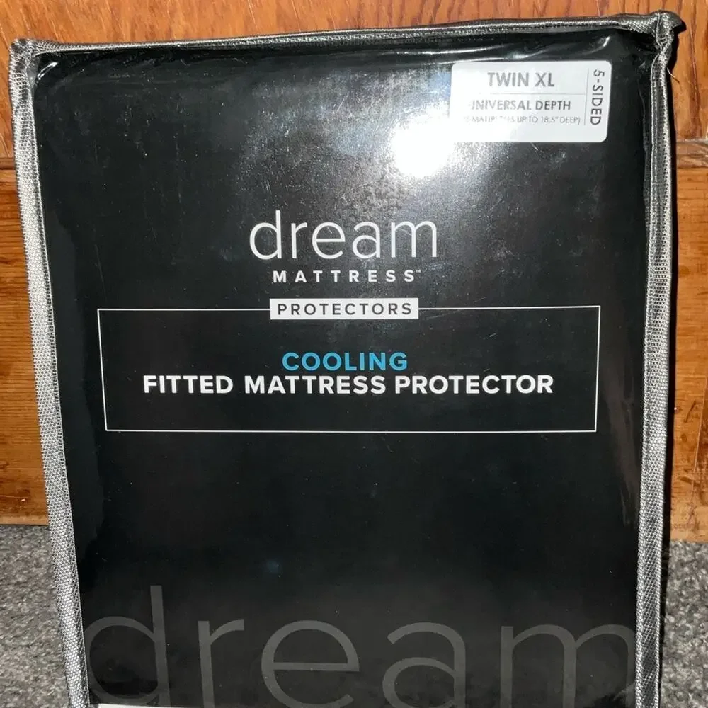 Dream Mattress NWT COOLING Protector split king Twin XL Waterproof Antimicrobial